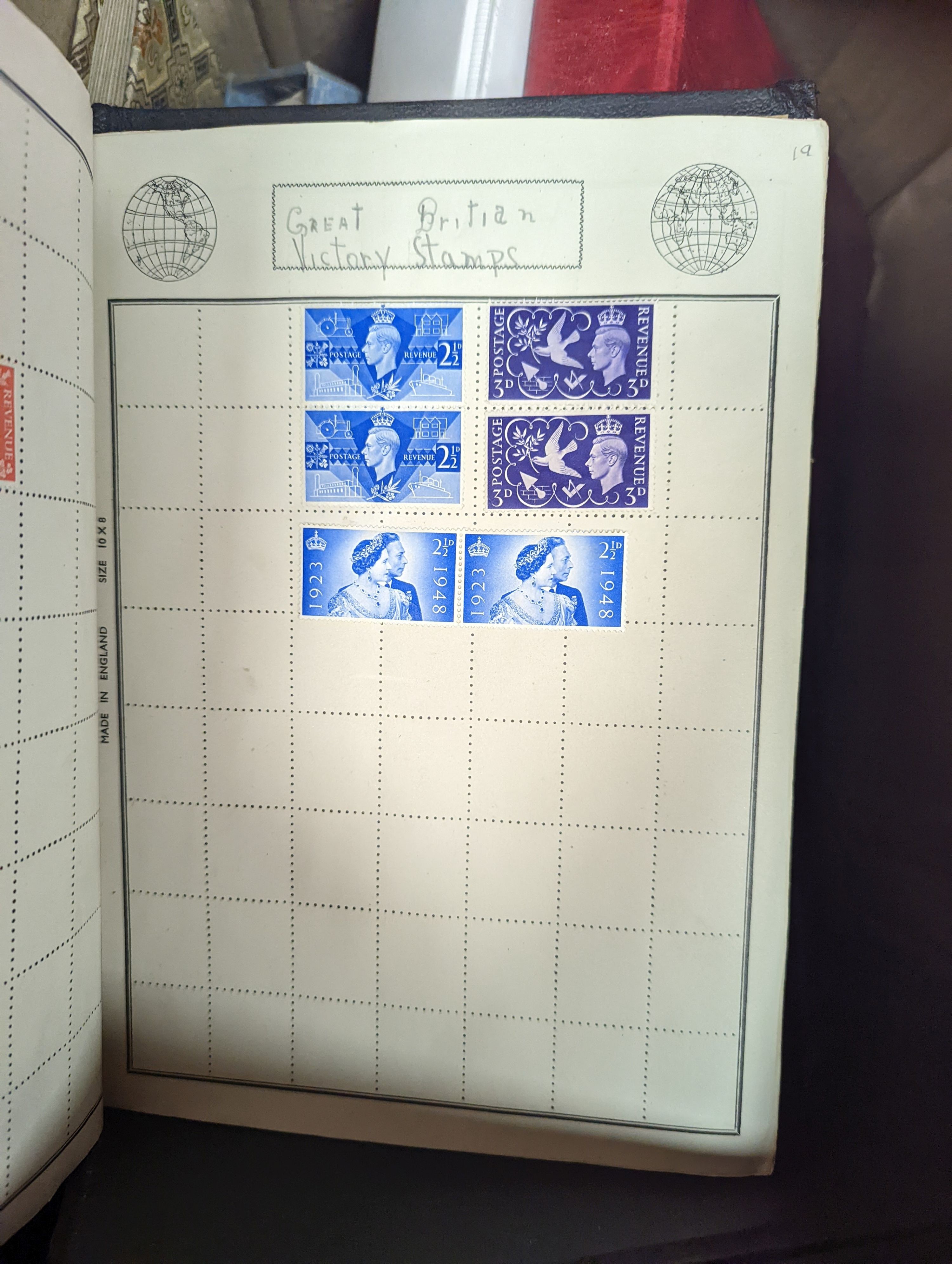 A quantity of stamp albums